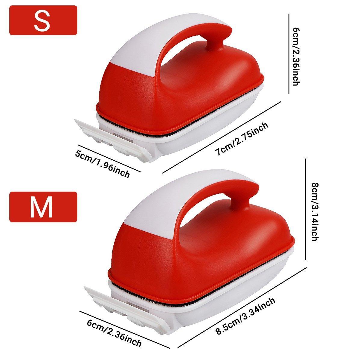 Double-Sided Aquarium Glass Cleaner Brush for Fish Tank Algae Removal S/M Size - S 3