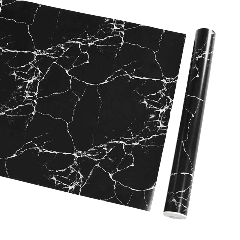 10M Marble Self-Adhesive PVC Wall Sticker Wallpaper Decor - White Marble-B 6