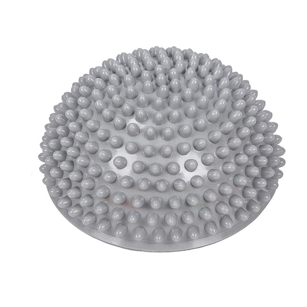 Spiky Massage Ball PVC Half Round Yoga Exercise Foot Hand Cushion - Red 13