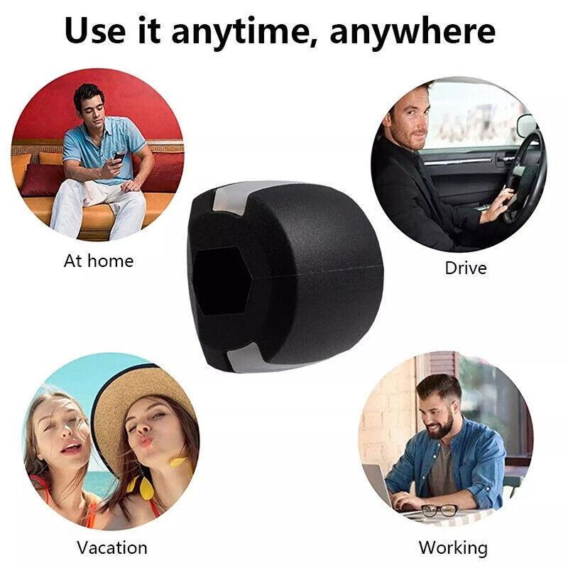 Anti-Age Toning Neck Facial Toner Jaw Exerciser Fitness Face Muscle Jawzrsize Au - Blue 4