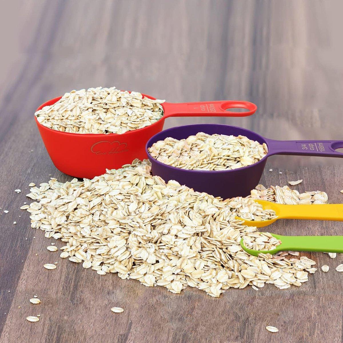 12PCS Plastic Measuring Spoon and Cup Set Baking Tools for Cake Milk Powder 4