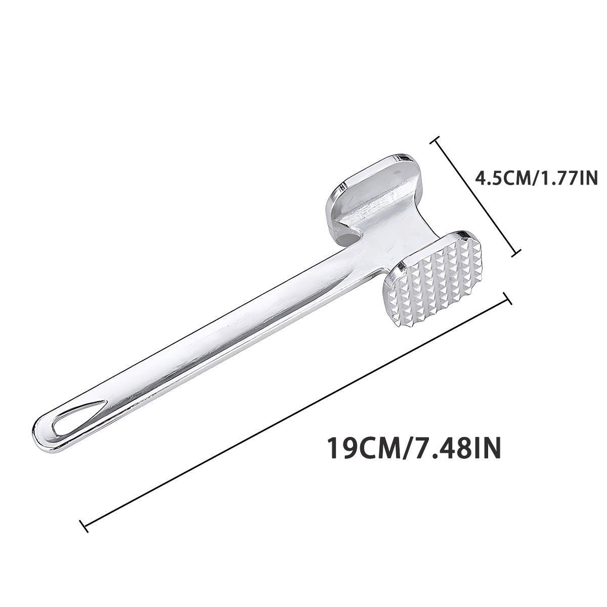 Aluminium Meat Tenderizer Hammer Tool for Steak Chicken Beef 19x4.5cm 3