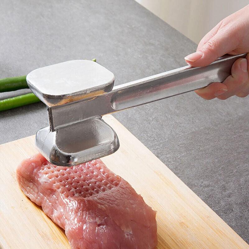 Aluminium Meat Tenderizer Hammer Tool for Steak Chicken Beef 19x4.5cm 5