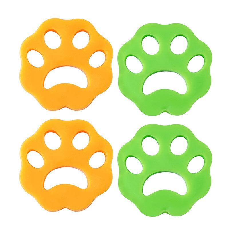 2/4PCS Pet Hair Remover Cat Fur Dog Hair Lint Catcher From Laundry Washing Machine - 2xFlower (Yellow+Green) 9