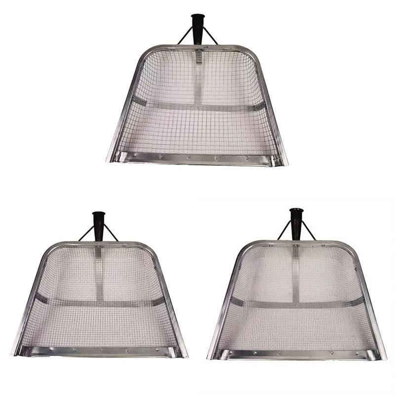Stainless Steel Soil Sifter Drain Shovel Gardening Mesh Screen Filter Durable - 60MM