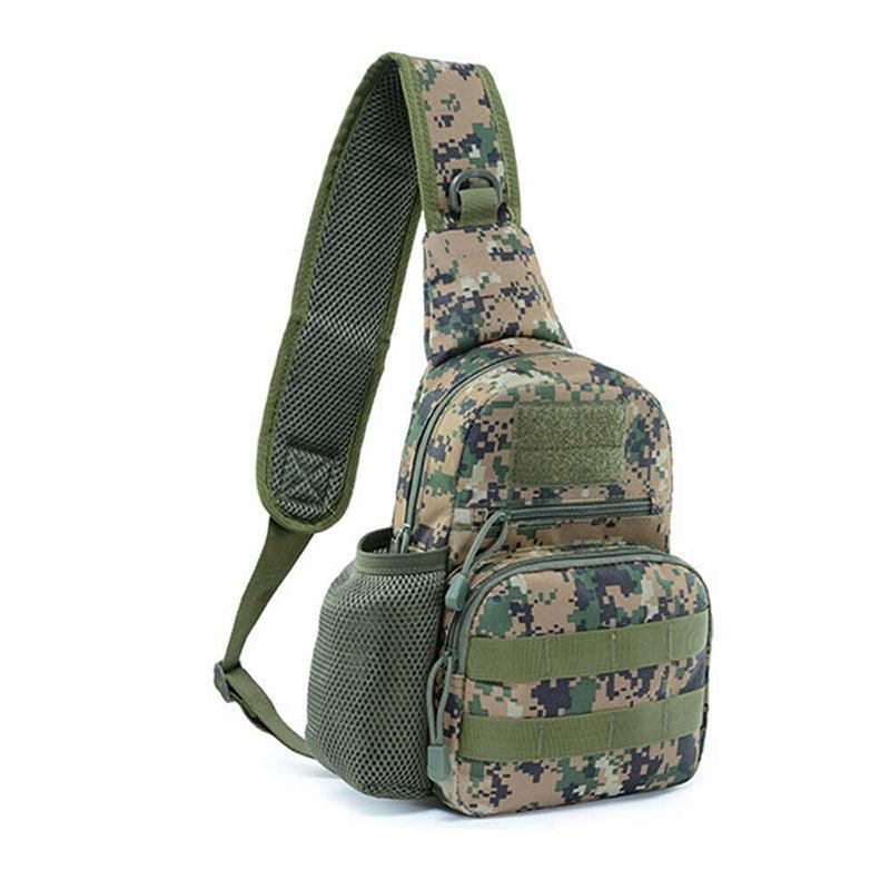 Man Shoulder Backpack Chest Bag Small Sling Cross Body Satchel Bag Outdoor - Camouflage 8