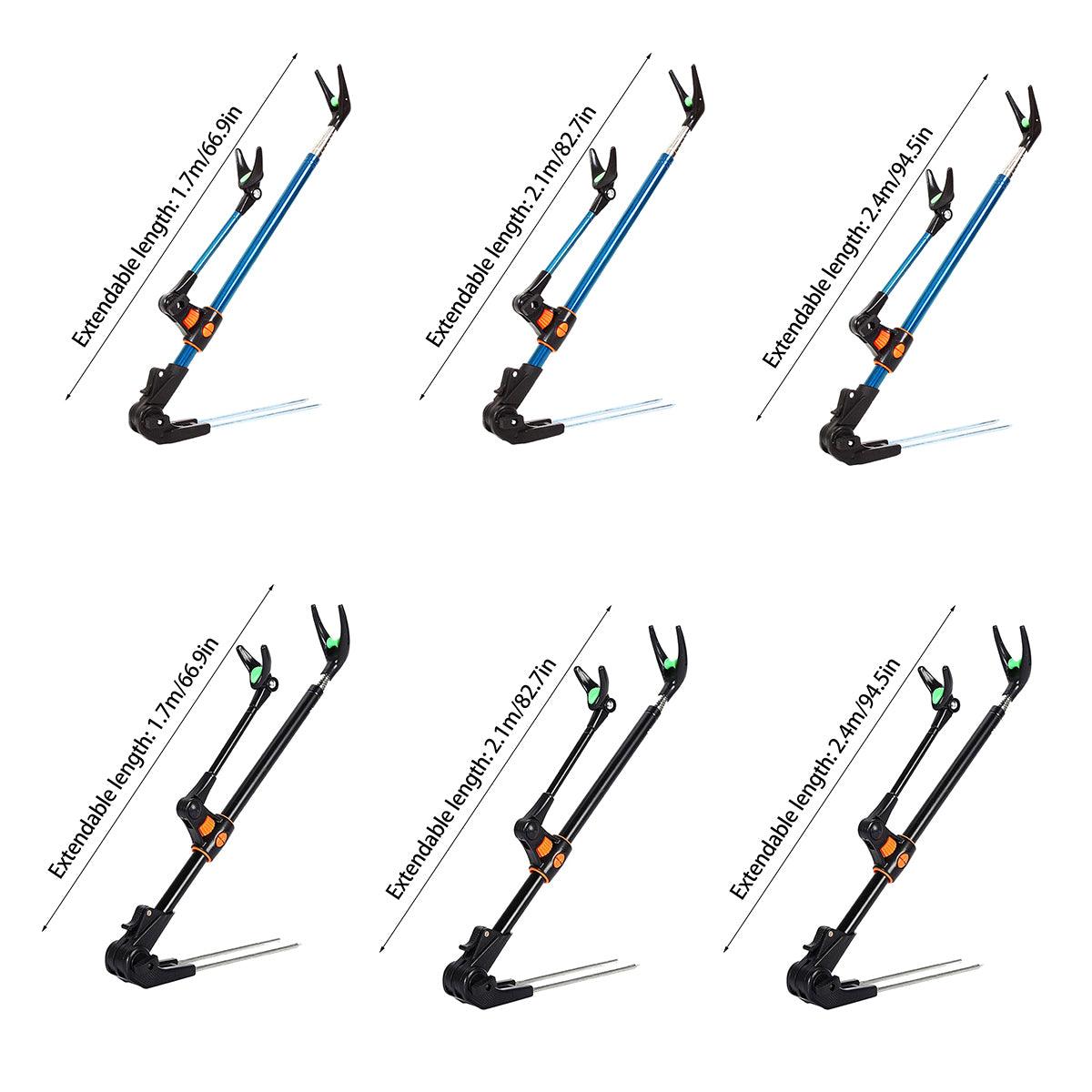 Bracket Fishing Rod Holder Multi Functional Rod Stand for Fishing and Outdoors - Blue-170cm 3