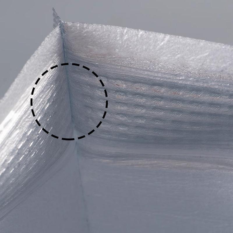 100Pcs Aluminum Foil Insulated Food Storage Bags for Thermal Cooling - 30*40CM-100PCS 3