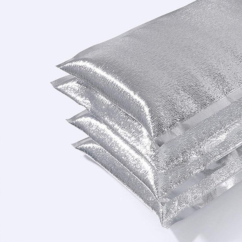 100Pcs Aluminum Foil Insulated Food Storage Bags for Thermal Cooling - 30*40CM-100PCS 4