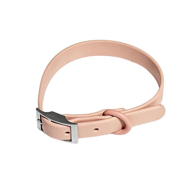 PVC Dog Collar Working Dog Kennels Waterproof Soft Adjustable for Pets L Size - Apricot 11