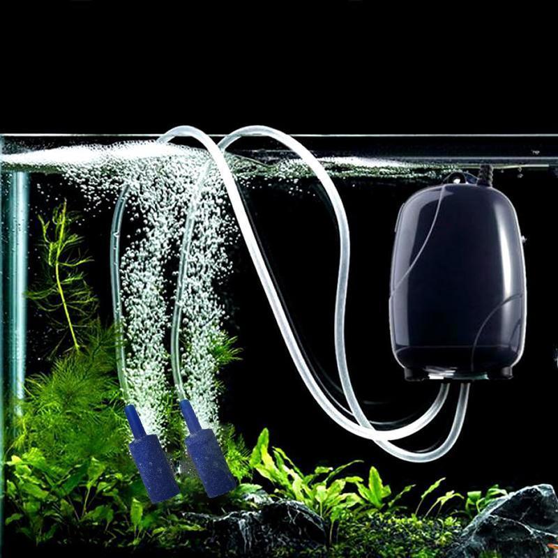 Quiet Fish Tank Oxygen Air Pump Aquarium Aerator Adjustable Airflow Fish Supply 4