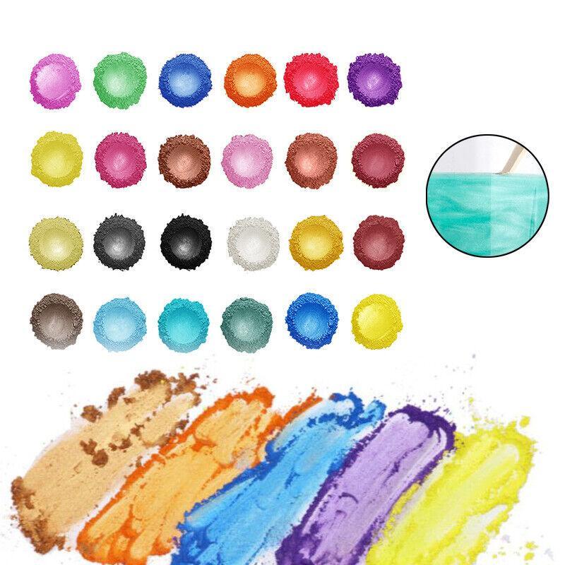 Mica Pigment Pearl Powder Resin Epoxy Premium Soaps Candle Bath Bomb Art Craft - Watermelon 4