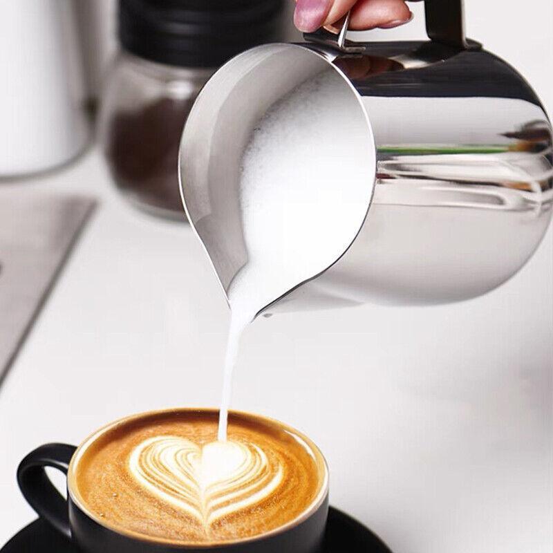 150-1000Ml Stainless Steel Milk Coffee Jug Latte Espresso Frothing Scale Pitcher - 350ML 5
