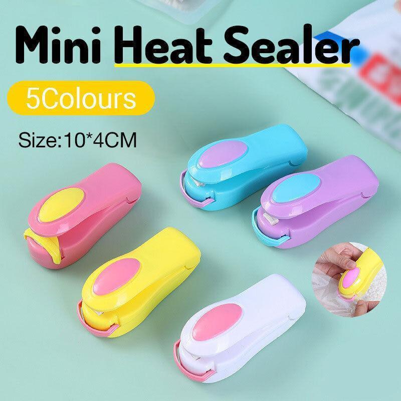 Handheld Mini Heat Sealer Poly Bag Sealing Machine Food Portable Plastic Small - Purple