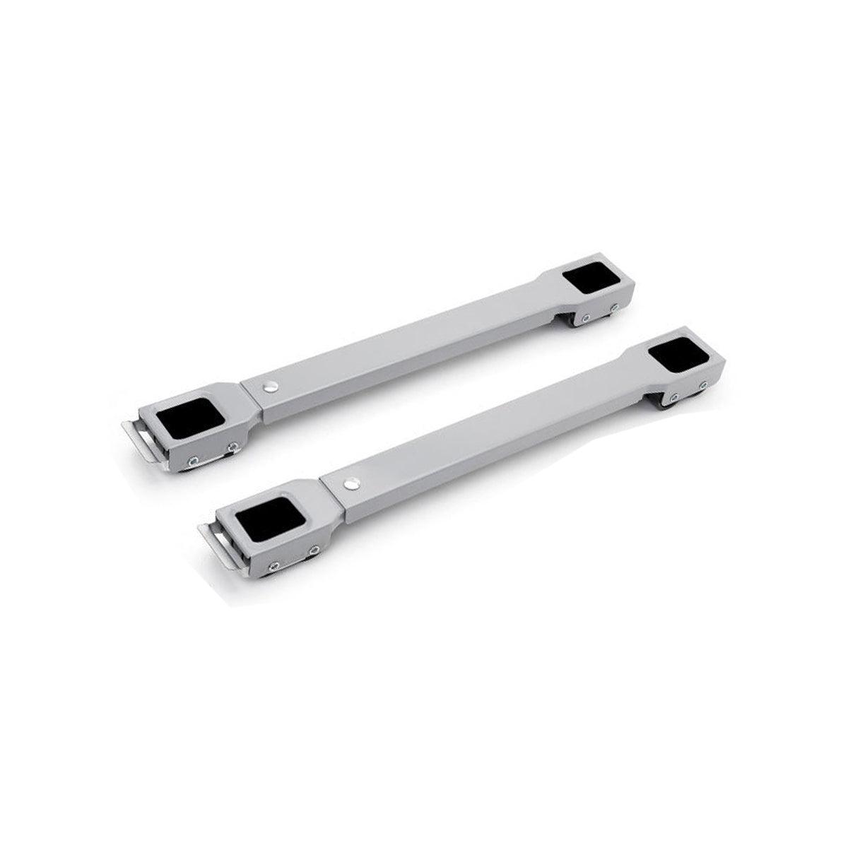 2pcs Adjustable Refrigerator Washing Machine Base Stand Movable Support Shelf - Grooved 7