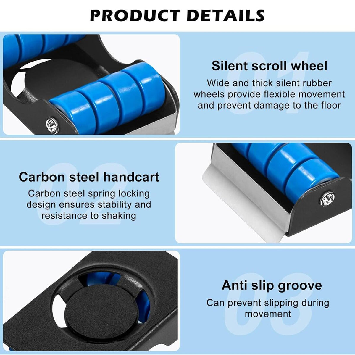 4pcs Movable Washing Machine Stand Furniture Moving Bracket Appliance Roller 4