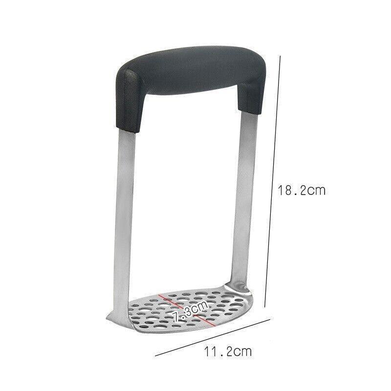 Potato Masher Vegetable Tool Stainless Steel Heat Kitchen Resistant Press Rice A 4