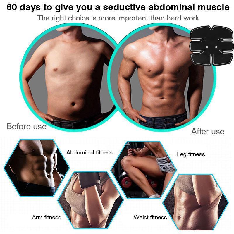 16Pcs Ems Muscle Stimulator Training Gear Abs Ultimate Hip Trainer Body Exercise 5