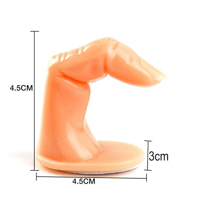 5PCS Model Fake Display Hand Nail Art Practice Finger For Training Manicure 3