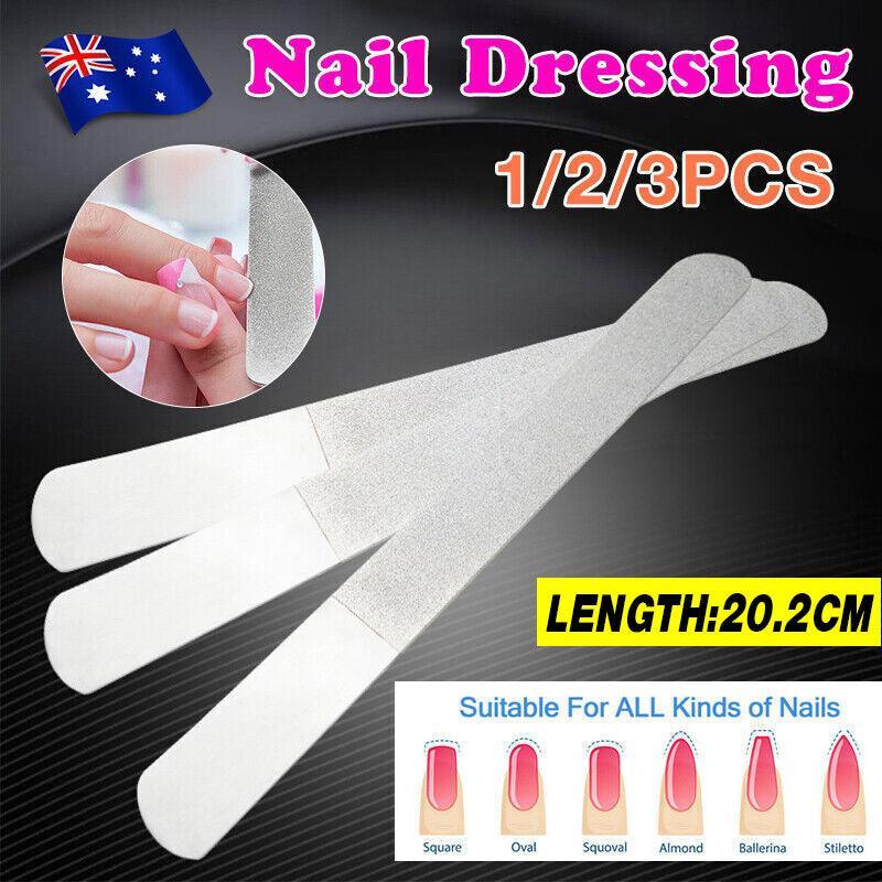 Diamond Nail File for Hand Foot Care Manicure Podiatry Tool 20.2cm - 3PCS