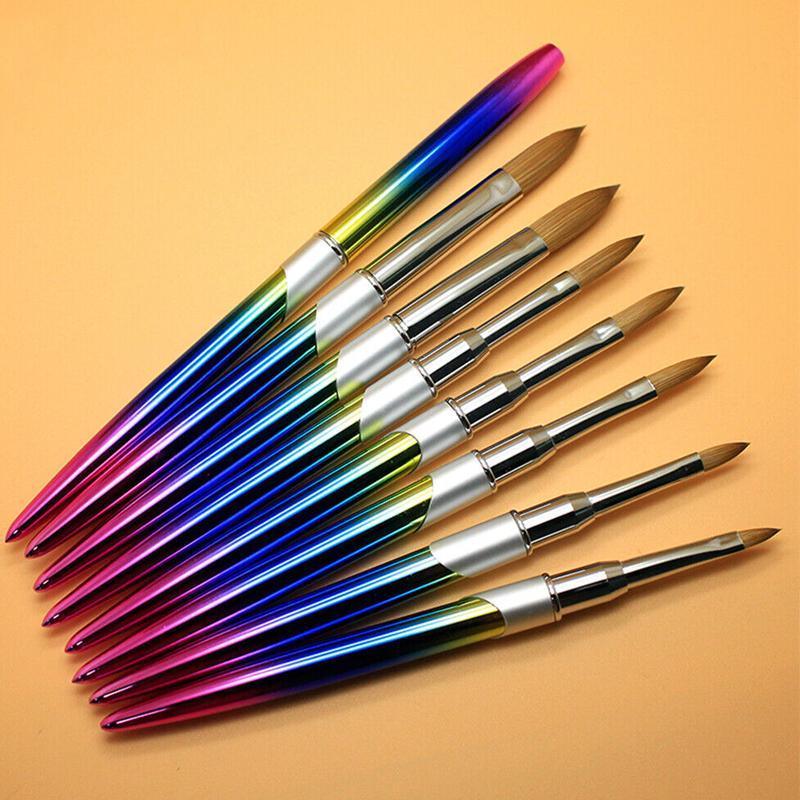 Kolinsky Acrylic Nail Art Brush Manicure Powder Professional Tools Size 2-18 - 16# 5