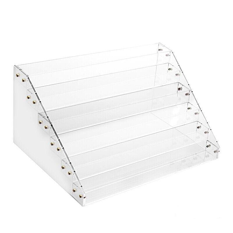 Nail Polish Storage Rack with 4 to 6 Tiers Acrylic Display Stand for Makeup and Lipstick - 5Tiers 8
