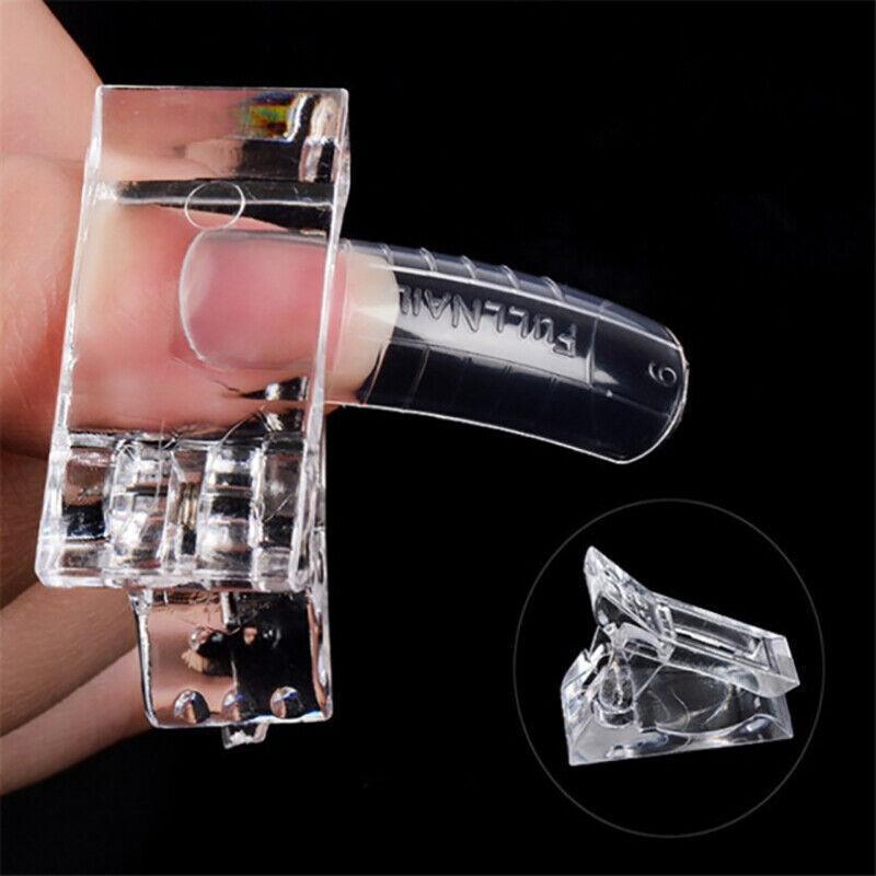 5-50Pcs Nail Tips Clip Clamps For Poly Gel Quick Building Extension Builder Tool - 5PCS 5