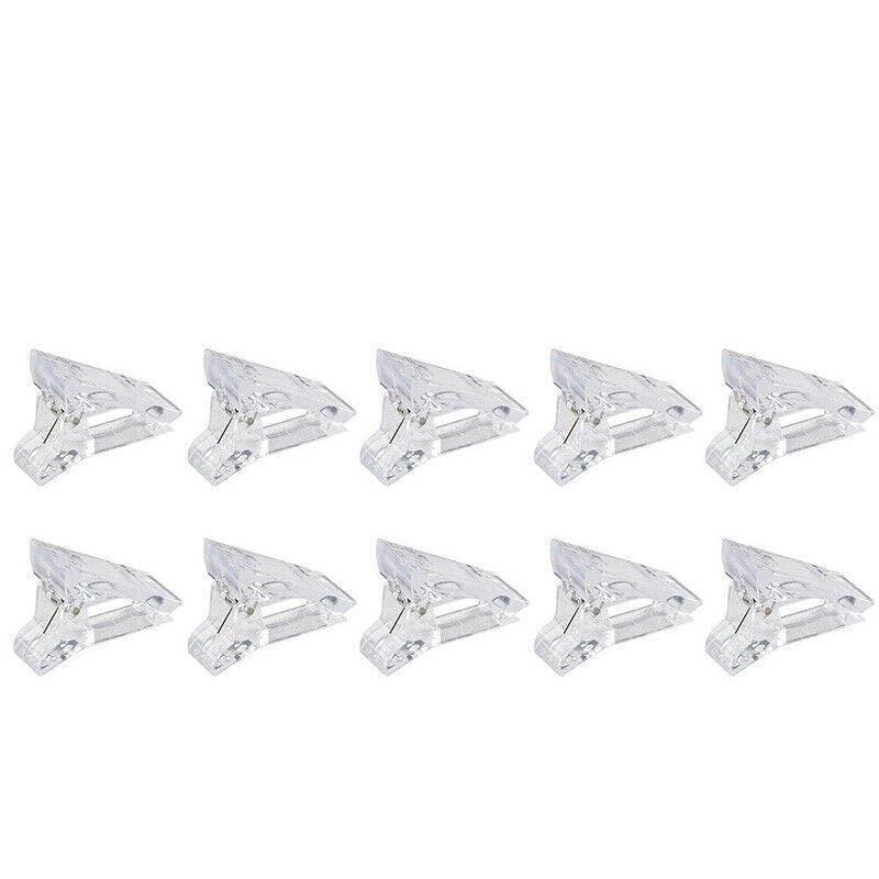 5-50Pcs Nail Tips Clip Clamps For Poly Gel Quick Building Extension Builder Tool - 5PCS 7
