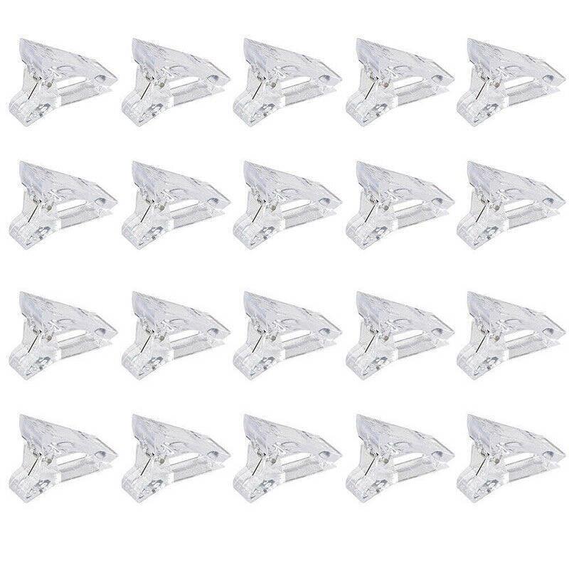 5-50Pcs Nail Tips Clip Clamps For Poly Gel Quick Building Extension Builder Tool - 5PCS 8
