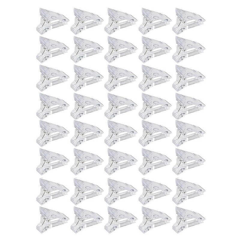 5-50Pcs Nail Tips Clip Clamps For Poly Gel Quick Building Extension Builder Tool - 5PCS 10
