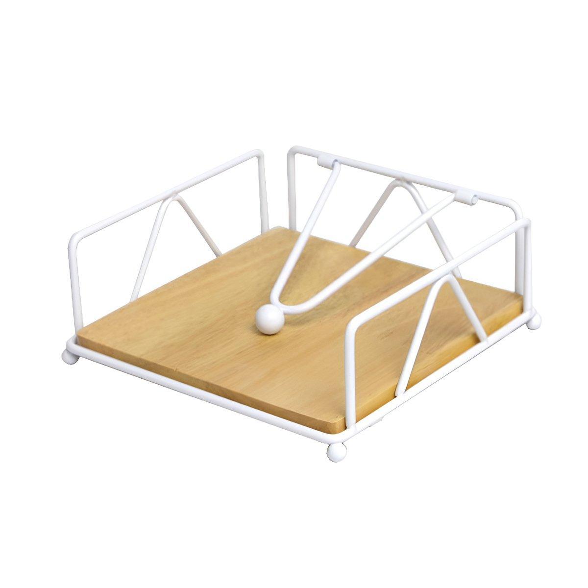 Steel Napkin Holder Serviette Rack Organiser Kitchen Serving Bar 3 Colours - Gold 6