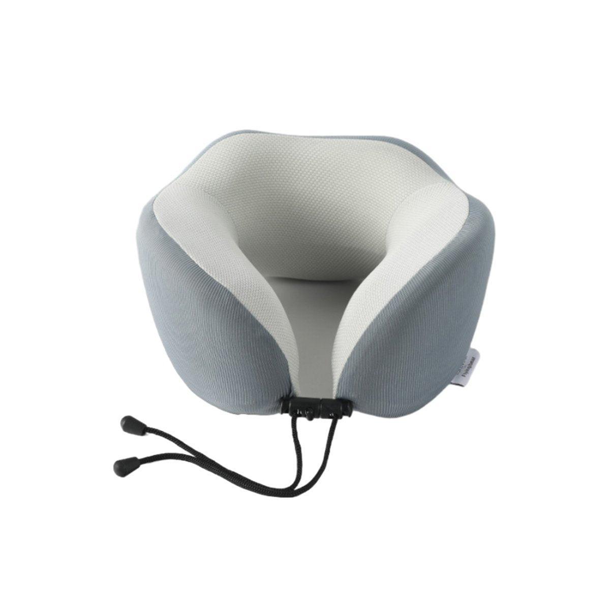 Memory Foam U Shaped Neck Pillow Travel Portable Office Nap Support Pillow - Grey 6