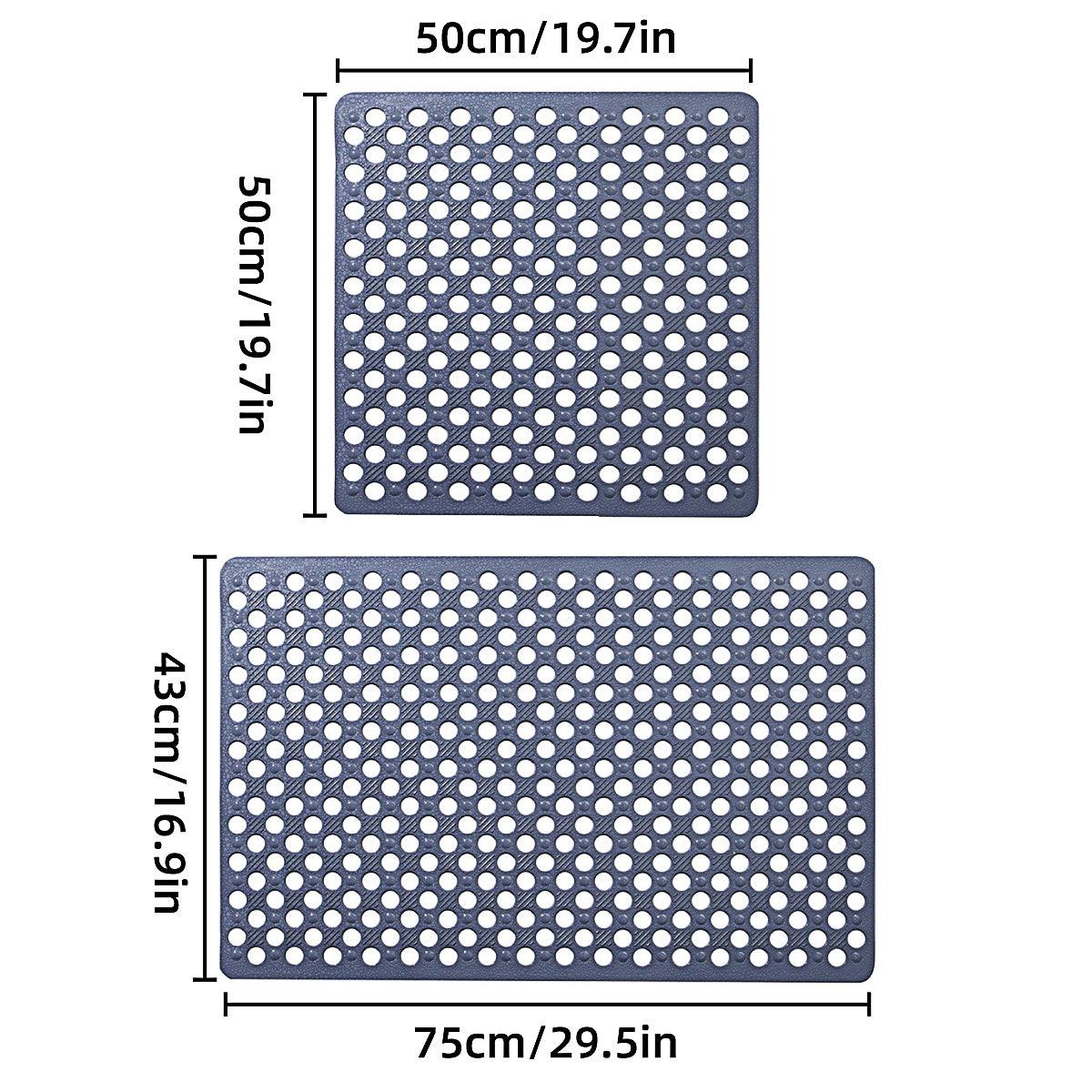 Extra Large Non-Slip Bathroom Mat Anti-Drop Shower Floor Mat Bath Rug Soft Touch - 43-75cm 3
