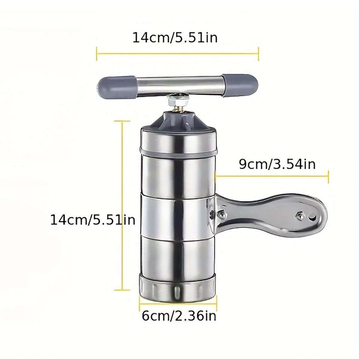 Kitchen Manual Noodle Press Noodle Machine Household Pasta Maker Dough Roller 3