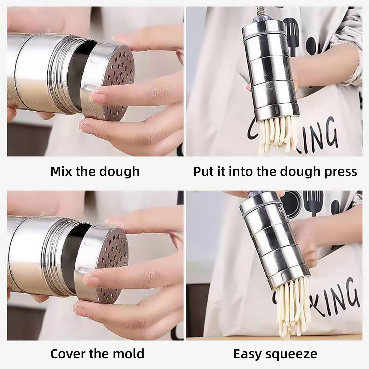 Kitchen Manual Noodle Press Noodle Machine Household Pasta Maker Dough Roller 5