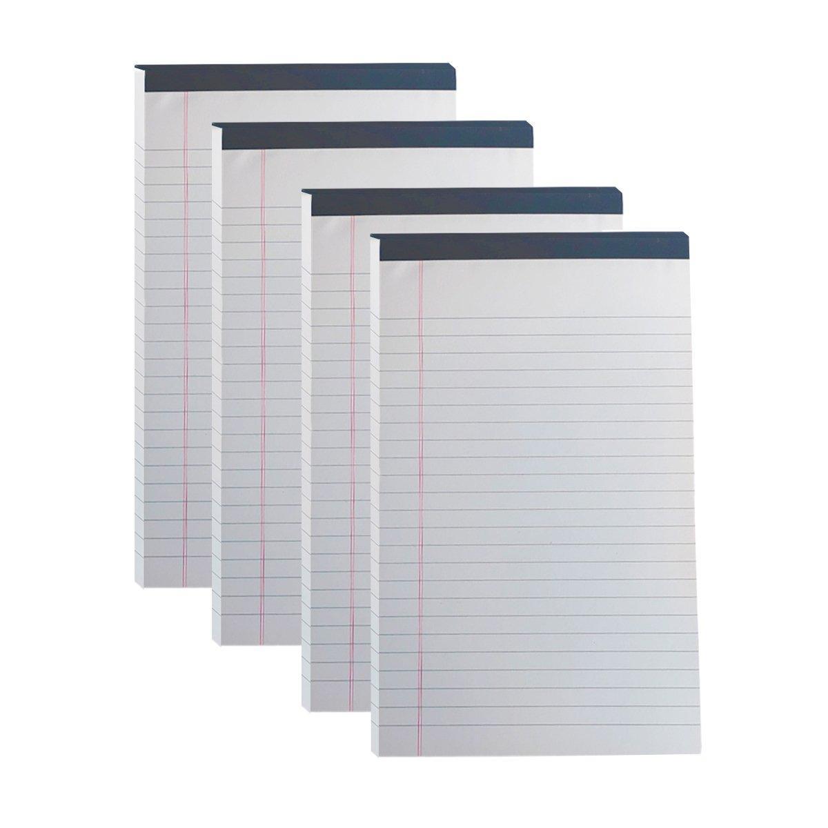 4PCS Tearable Lined Notepad Simple Design Colourful Memo Pad Notebook - White 6