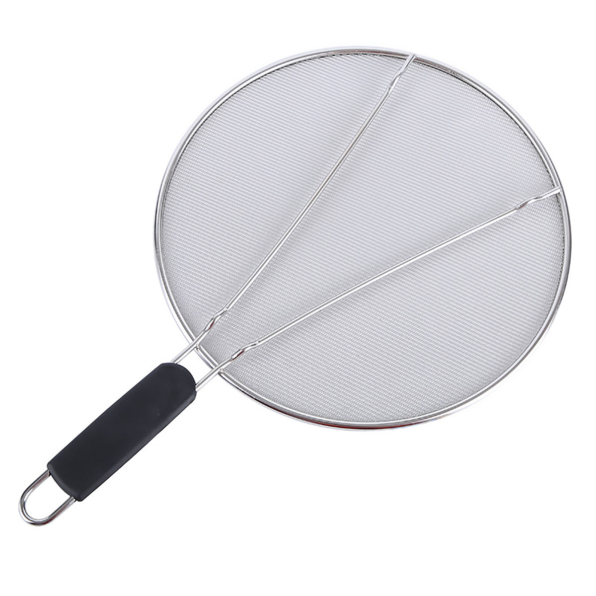 Stainless Steel Mesh Cover Anti Scald Filter Screen Anti Splash Lid For Kitchen - 25cm 7