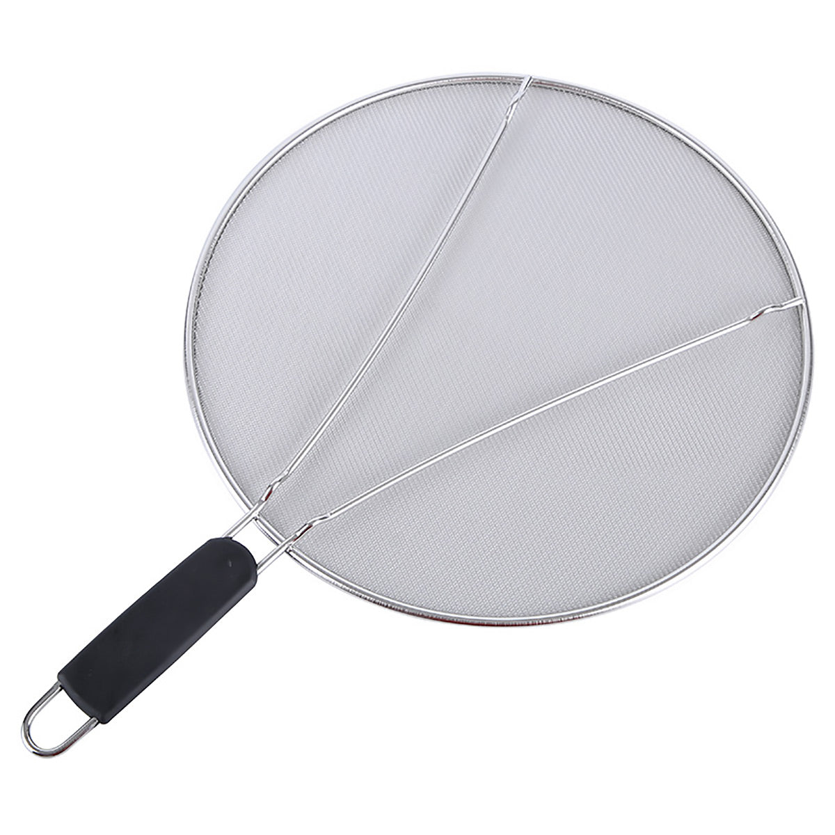 Stainless Steel Mesh Cover Anti Scald Filter Screen Anti Splash Lid For Kitchen - 25cm 8