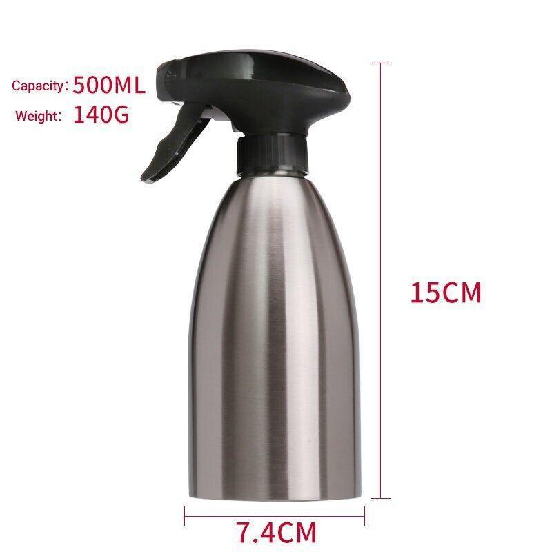 500ml Stainless Steel Cooking Oil Spray Bottle for BBQ and Kitchen Use 3