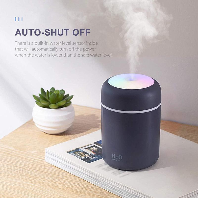 Usb Car Air Purifier Diffuser Aroma Oil Humidifier Mist Led Night Light Home Au - Pink 4