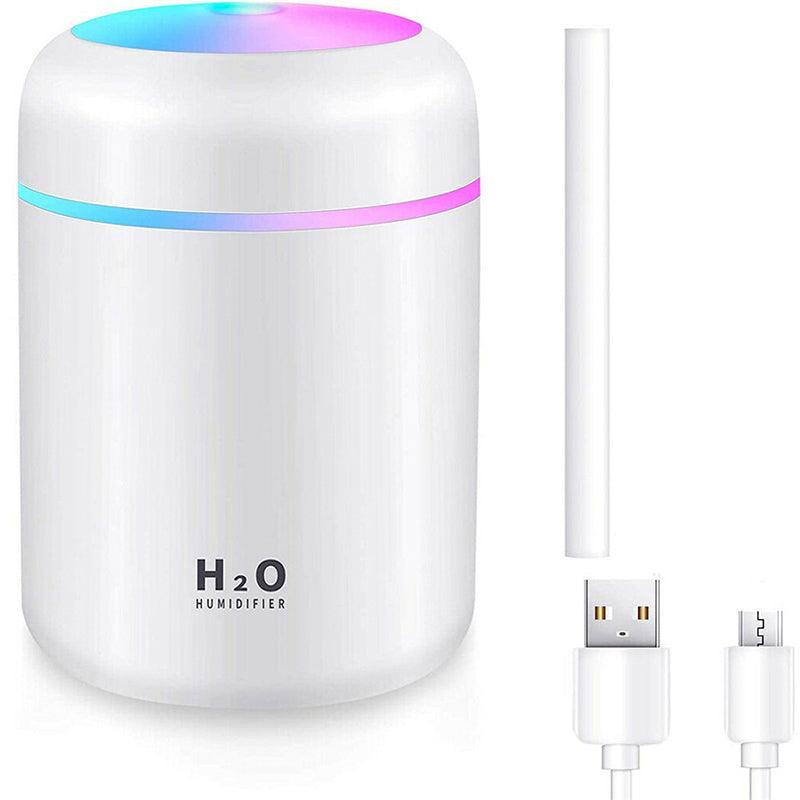 Usb Car Air Purifier Diffuser Aroma Oil Humidifier Mist Led Night Light Home Au - Pink 6