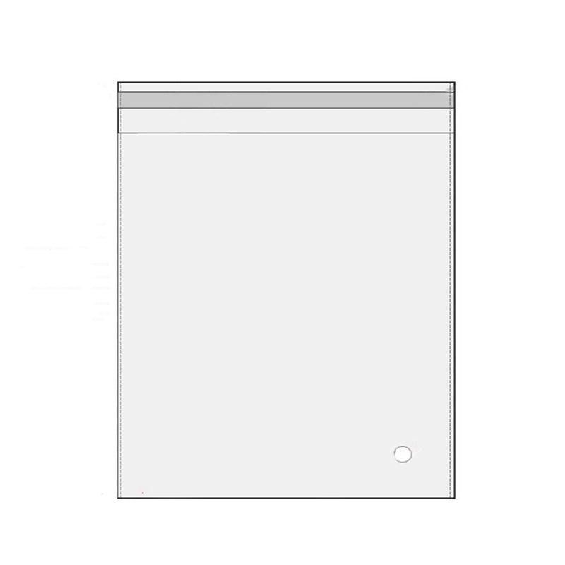 100Pcs Self-Adhesive Clear Opp Cellophane Bags with Air Hole - 18*24+4cm 14