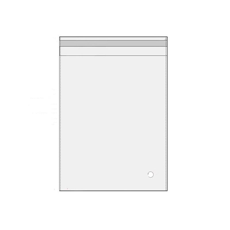 100Pcs Self-Adhesive Clear Opp Cellophane Bags with Air Hole - 28*38+4cm 9