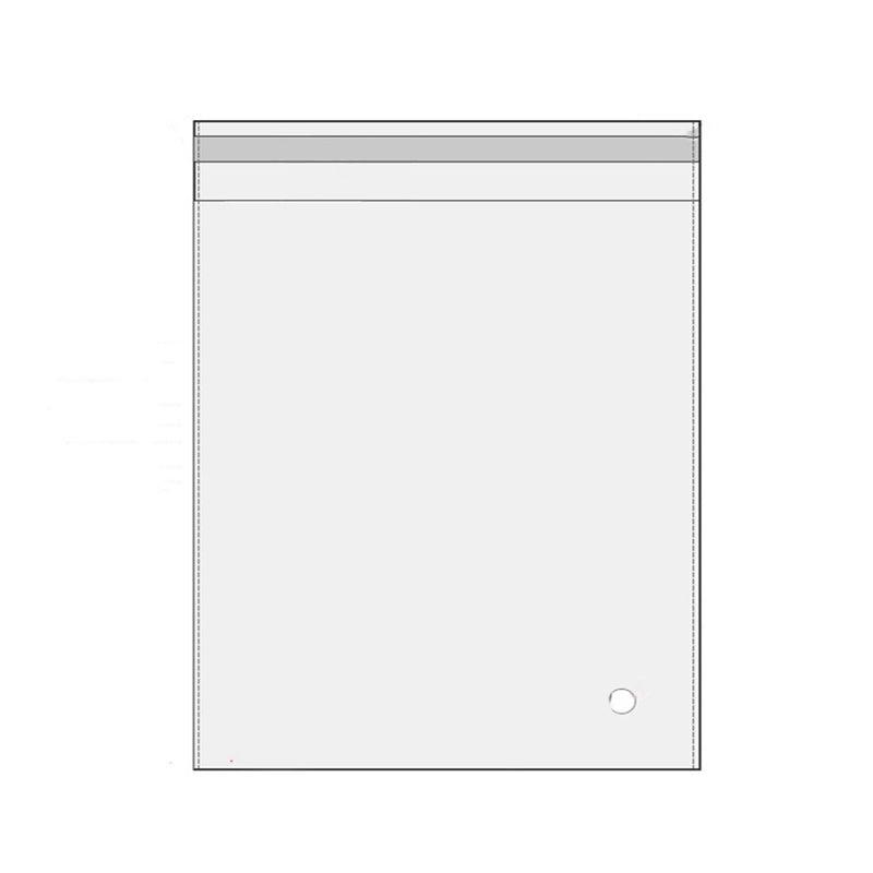 100Pcs Self-Adhesive Clear Opp Cellophane Bags with Air Hole - 28*38+4cm 15