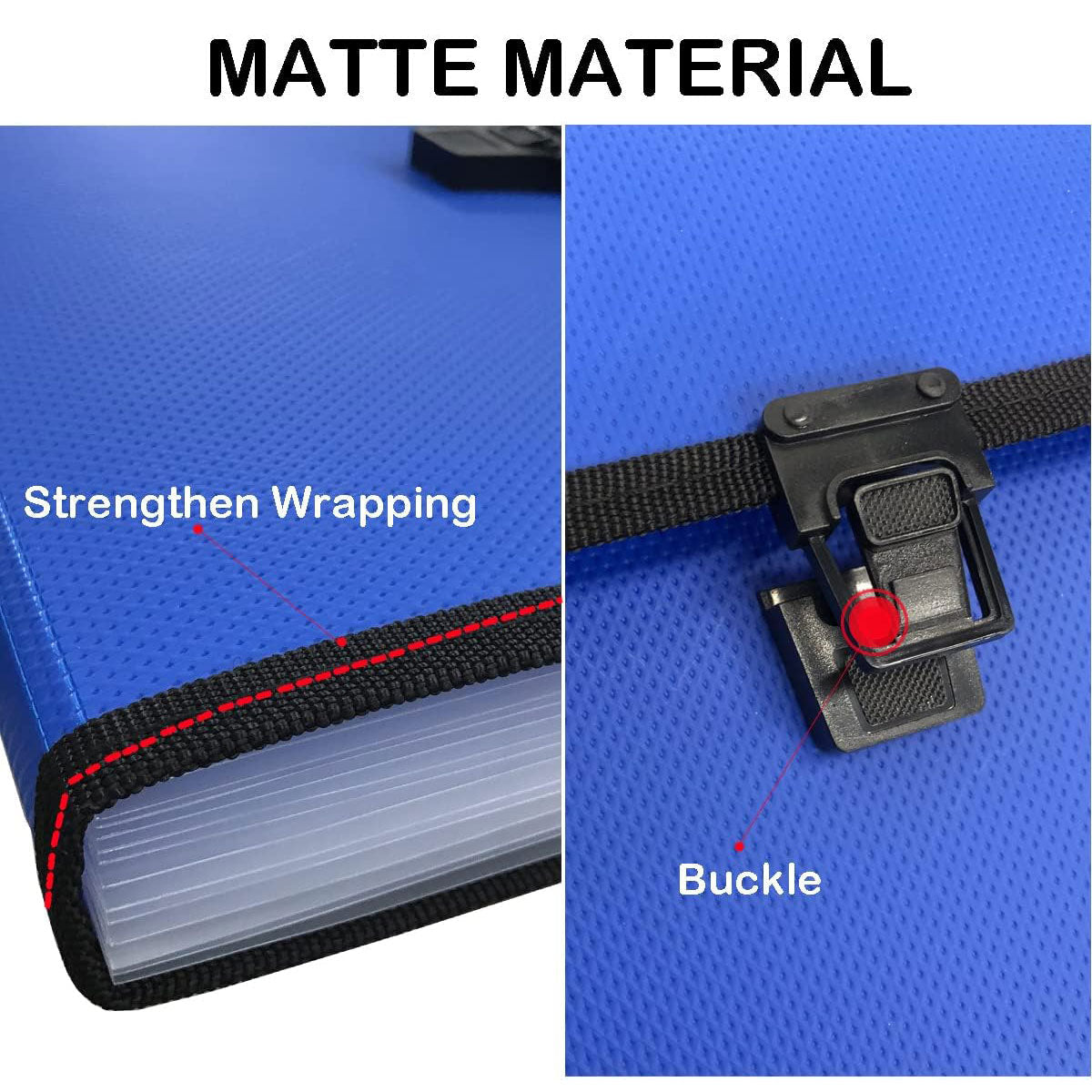 Expanding File A4 13 Pocket Document Organiser Paper Storage Wallet Folder 4