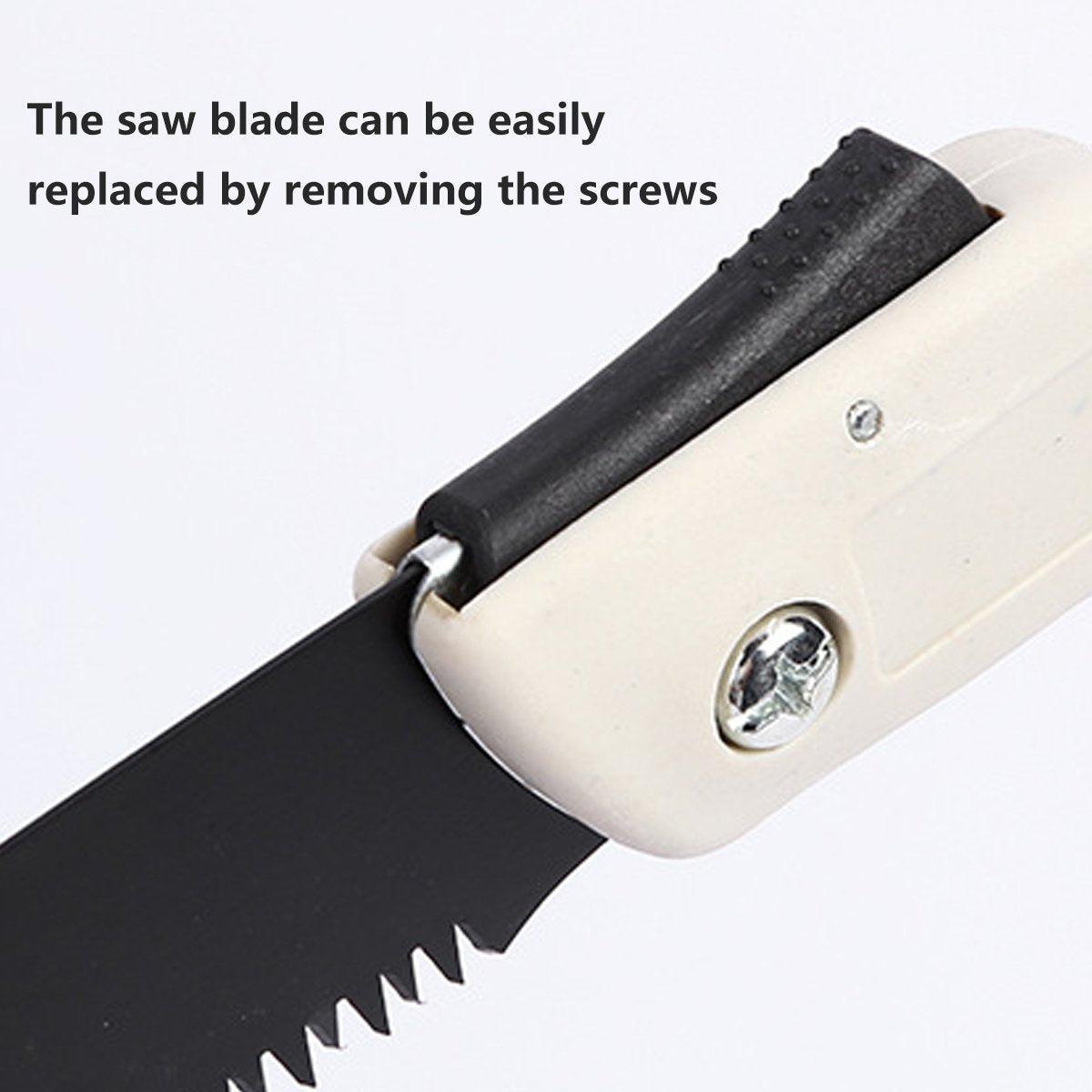 Folding Outdoor Hand Saw Portable Quick Cutting Pruning Garden Tree Logging Tool - 210mm 5