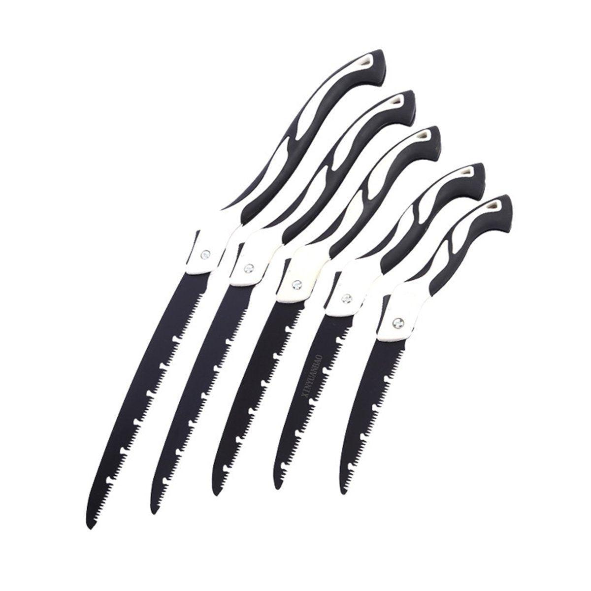 Folding Outdoor Hand Saw Portable Quick Cutting Pruning Garden Tree Logging Tool - 300mm