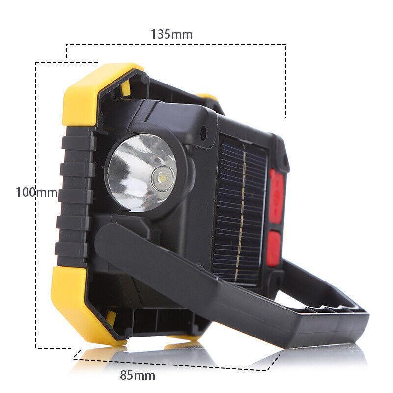 9000Lm Solar Cob Led Light Rechargeable Outdoor Camping Work Torch Flood Lamp Au 4