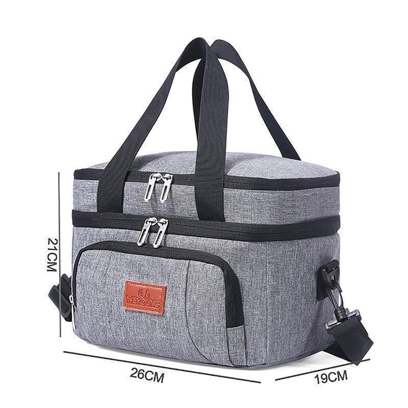 10L Insulated Lunch Bag Waterproof Cooler Bag with Strap for Picnic Work Travel 3