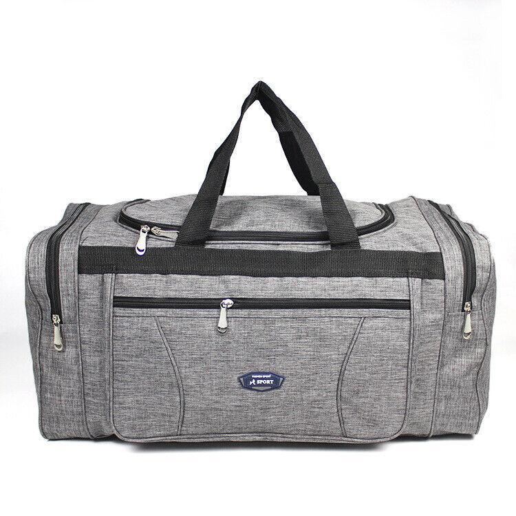 Large Capacity Waterproof Travel Luggage Bag Lightweight Foldable Handbag - Small-Grey 10